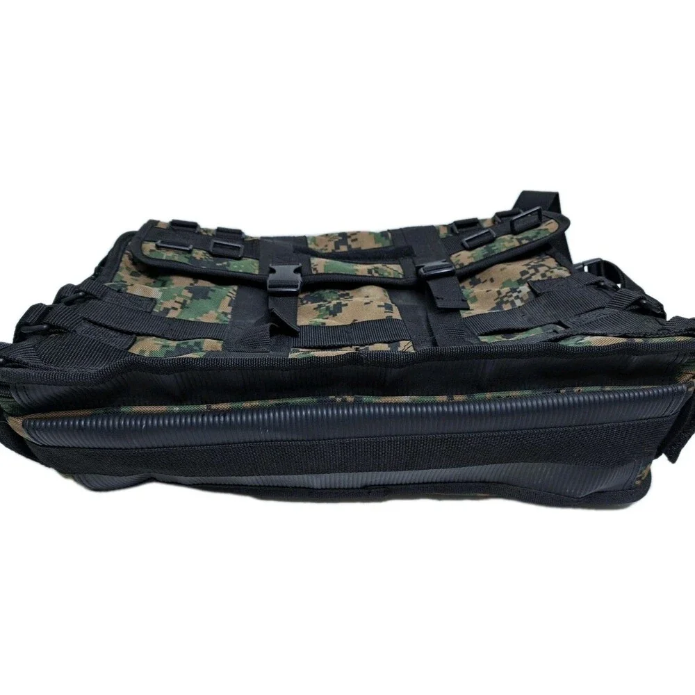 Code Alpha Laptop Tactical Messenger Military Bag Digital Green Camo Molle